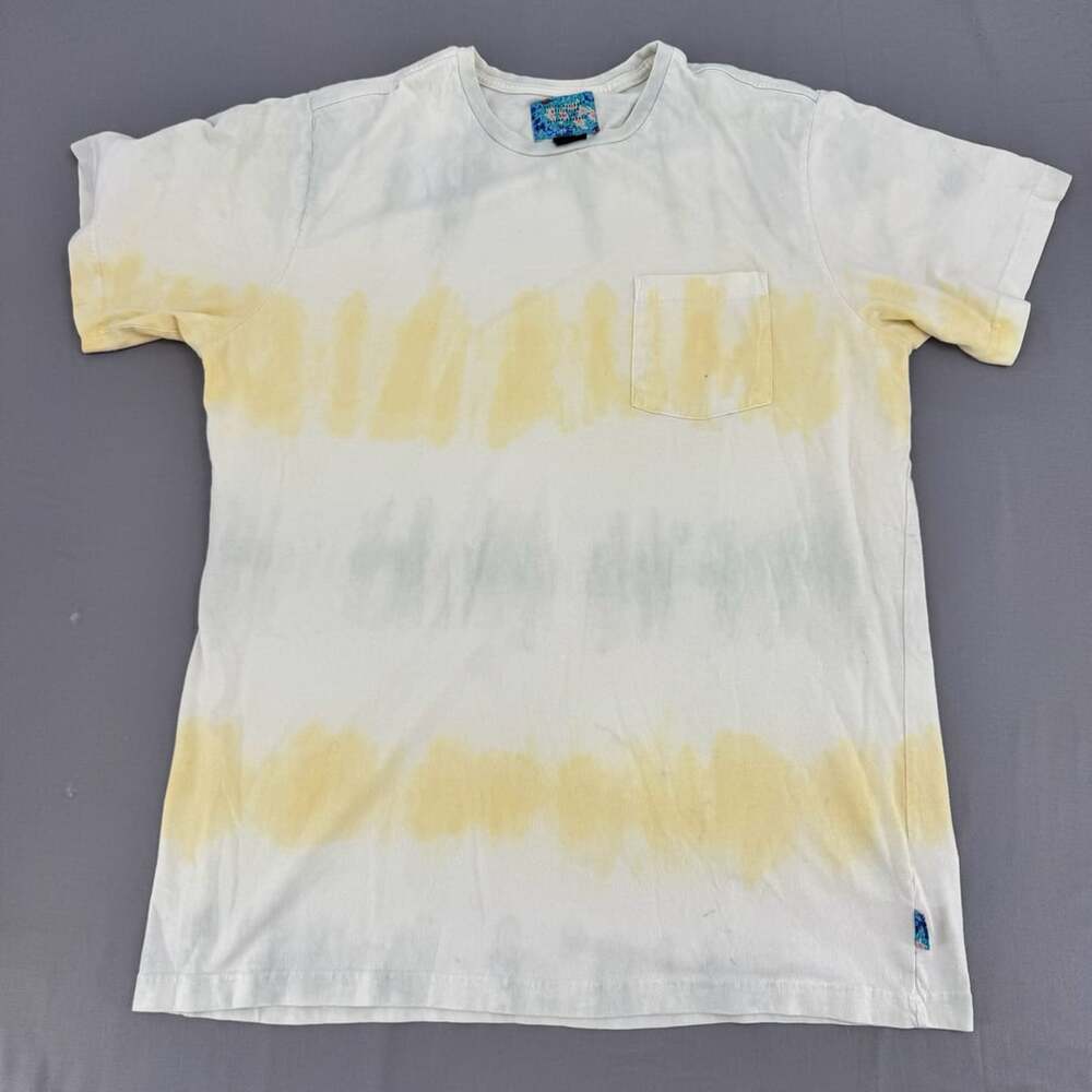 RVCA Julian Davidson Collection Art By Kelsey Brookes Tie Dye Pocket T-Shirt L